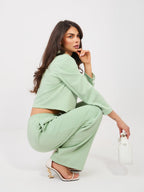 Completo Coordinato Blazer e Pantaloni a Gamba Dritta