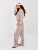 Completo Coordinato Blazer e Pantaloni a Gamba Dritta