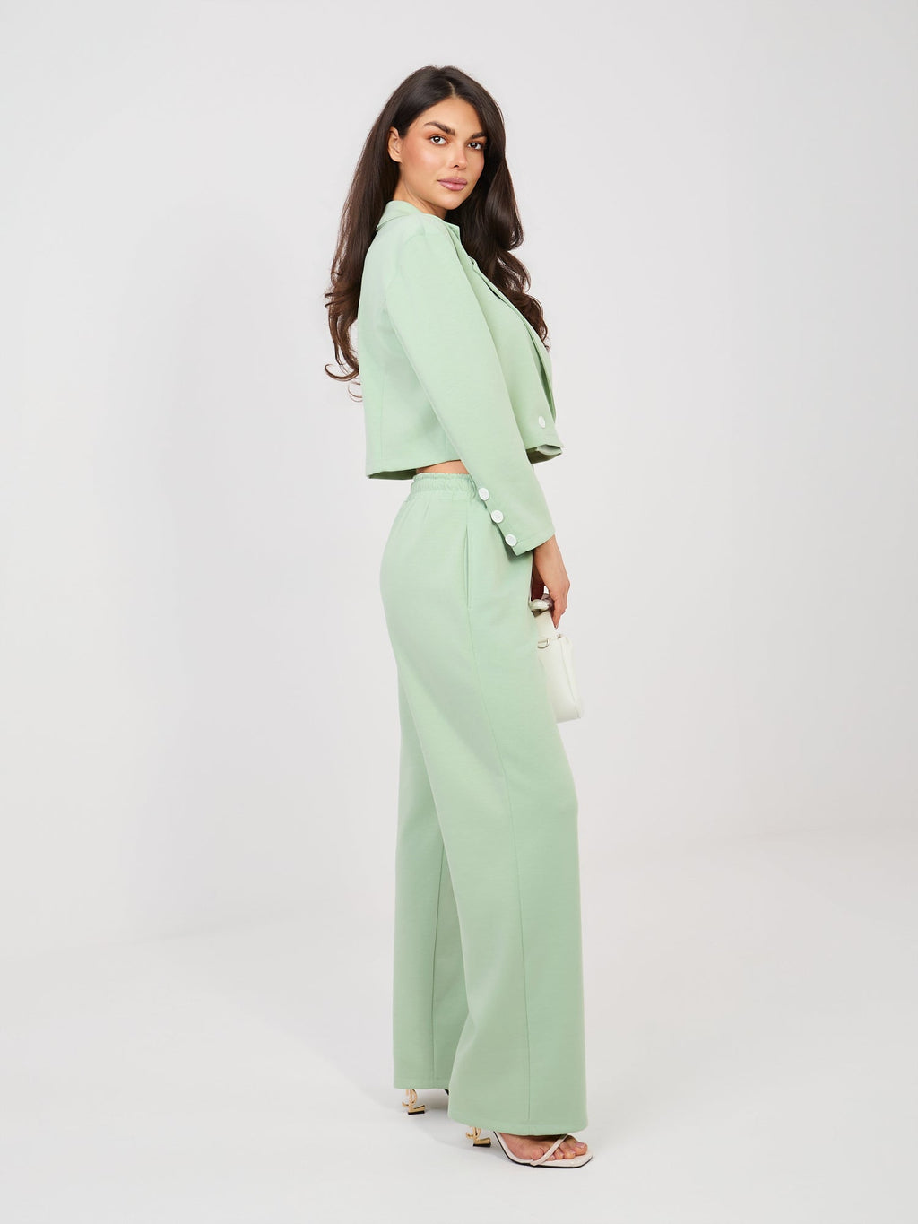 Completo Coordinato Blazer e Pantaloni a Gamba Dritta