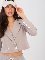 Taglia unica / Fango Completo Coordinato Blazer e Pantaloni