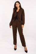 Marrone / Universale Completo da donna in viscosa - 216711