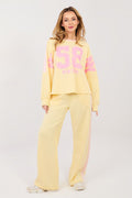 Giallo / Universale Completo felpa + pantaloni - 223954