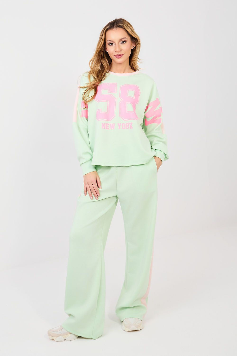 Verde / Universale Completo felpa + pantaloni - 223954