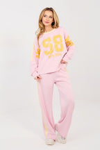 Rosa / Universale Completo felpa + pantaloni - 223954