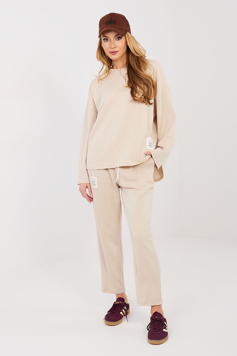 Beige / Universale Completo felpa + pantaloni - GABBY