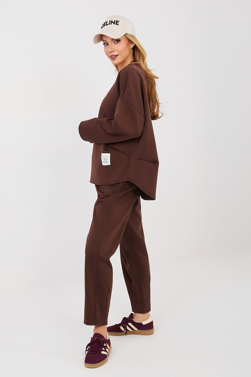 Marrone / Universale Completo felpa + pantaloni - GABBY