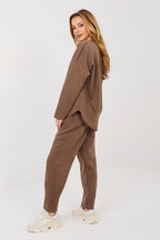 Marrone 2 / Universale Completo felpa + pantaloni - GABBY