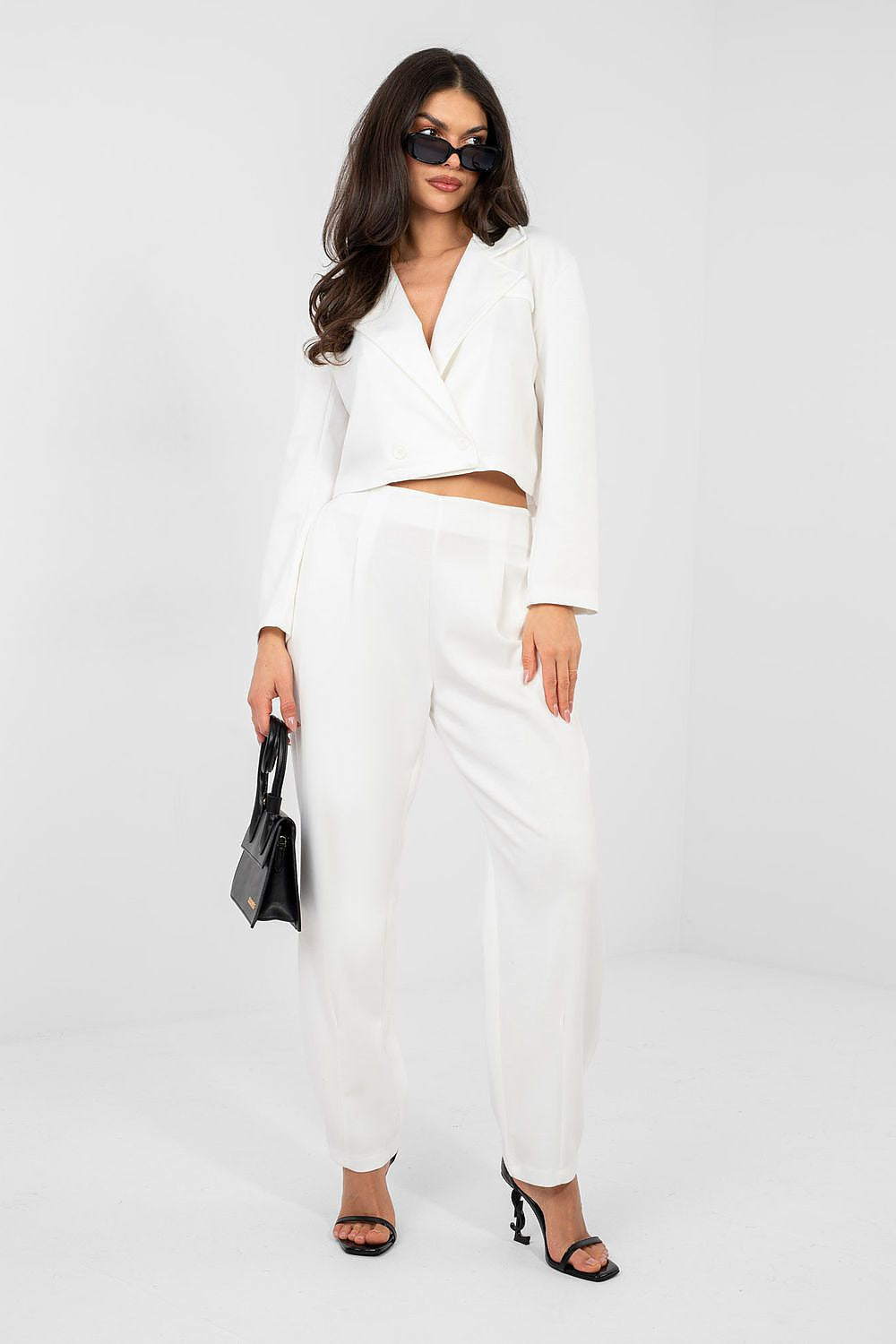 Beige 2 / Universale Completo giacca corta e pantaloni