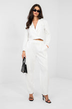 Completo giacca corta e pantaloni lunghi - REBECCA - 224763