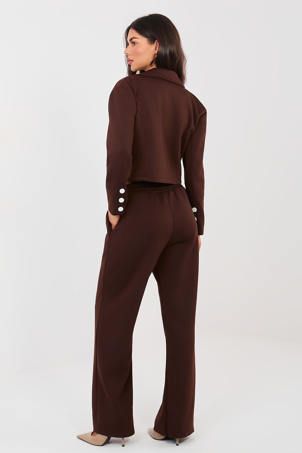 Completo giacca crop + pantaloni - TIFFANIY - 223649