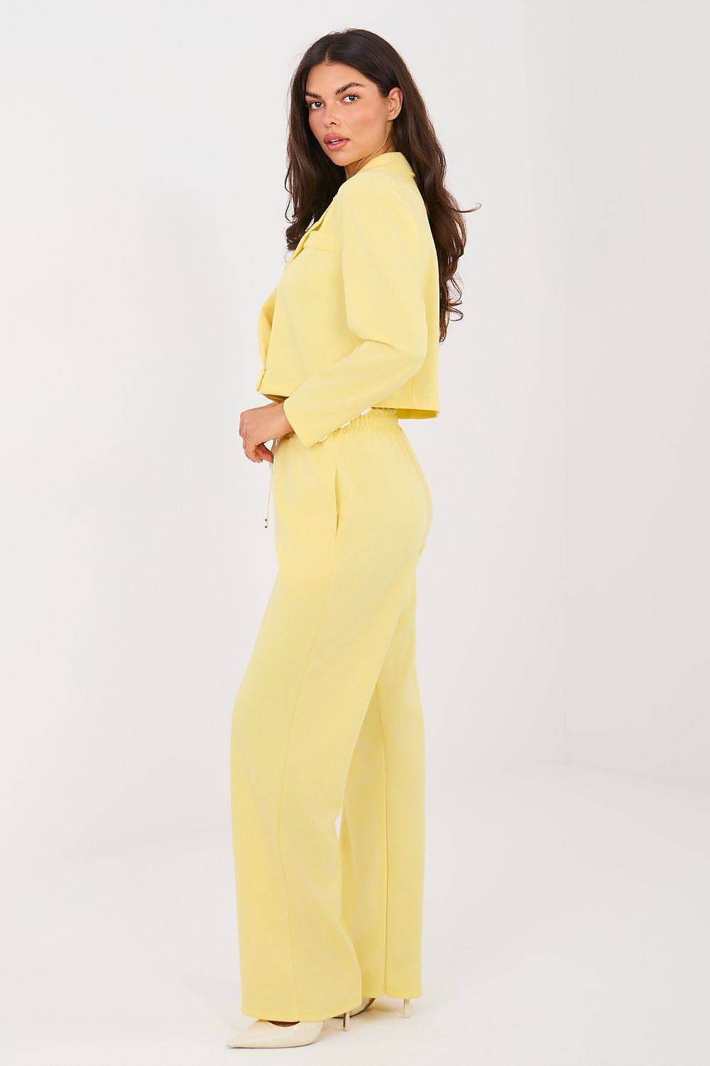 Completo giacca crop + pantaloni - TIFFANIY - 223649