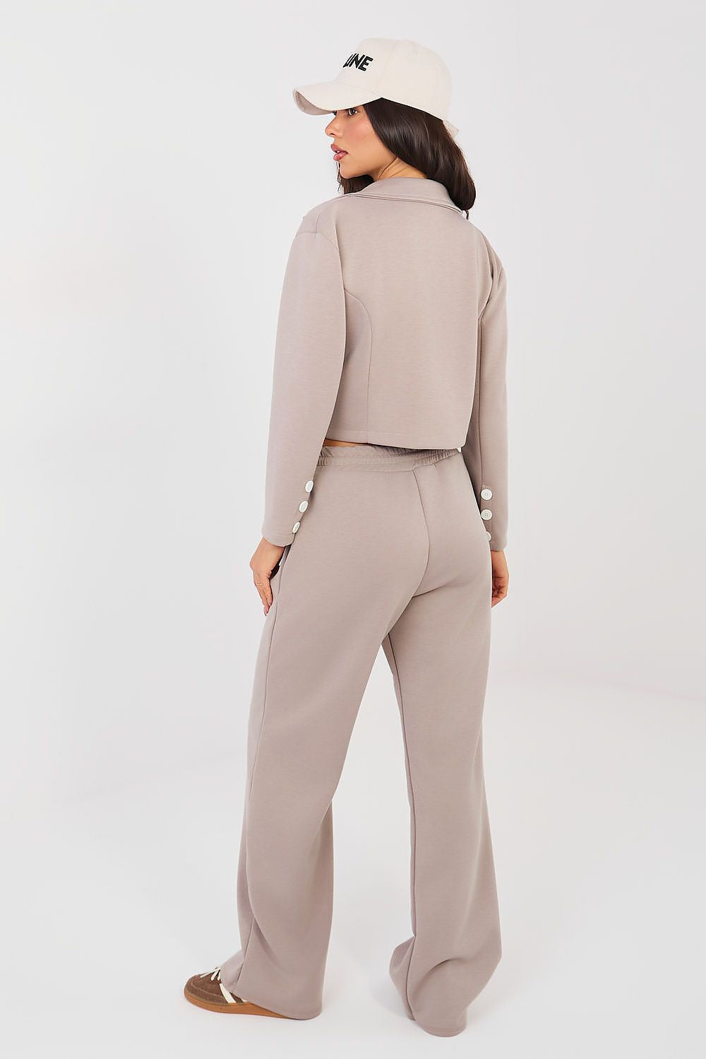 Completo giacca crop + pantaloni - TIFFANIY - 223649