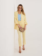 Giallo / S/M Completo Giacca e Pantaloni 7/8 (Maxine)