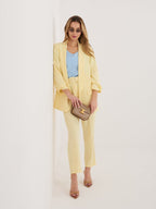 Giallo / S/M Completo Giacca e Pantaloni 7/8 (Maxine)