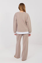 Completo jogging in viscosa elasticizzata - CRISTINA