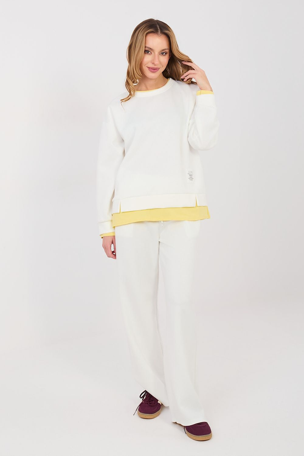 Completo jogging in viscosa elasticizzata - CRISTINA