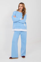 Completo jogging in viscosa elasticizzata - CRISTINA