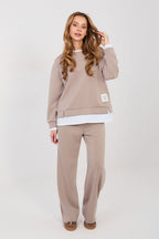 Completo jogging in viscosa elasticizzata - CRISTINA