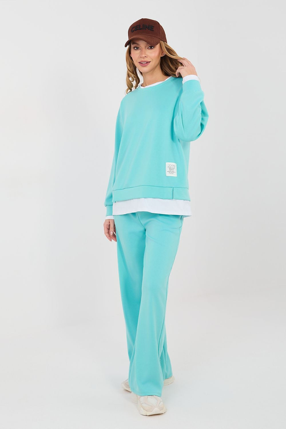 Completo jogging in viscosa elasticizzata - CRISTINA