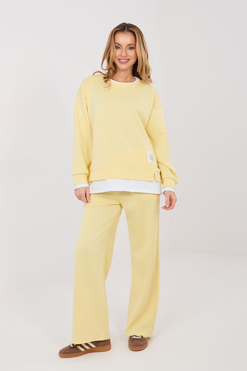 Completo jogging in viscosa elasticizzata - CRISTINA