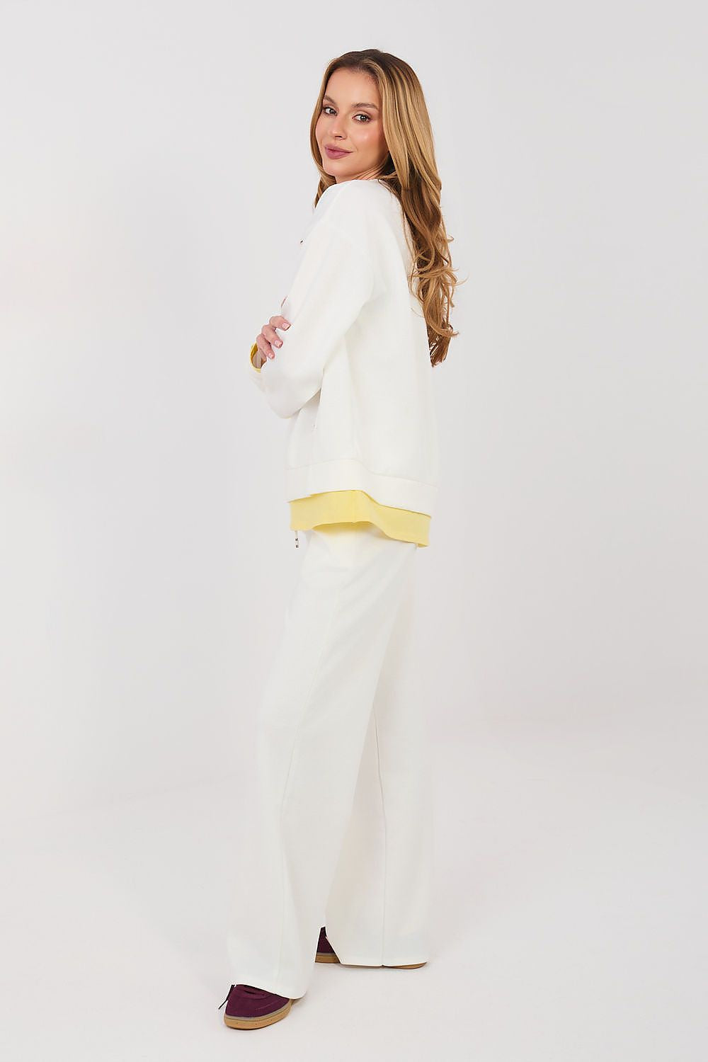 Beige 2 / Universale Completo jogging in viscosa