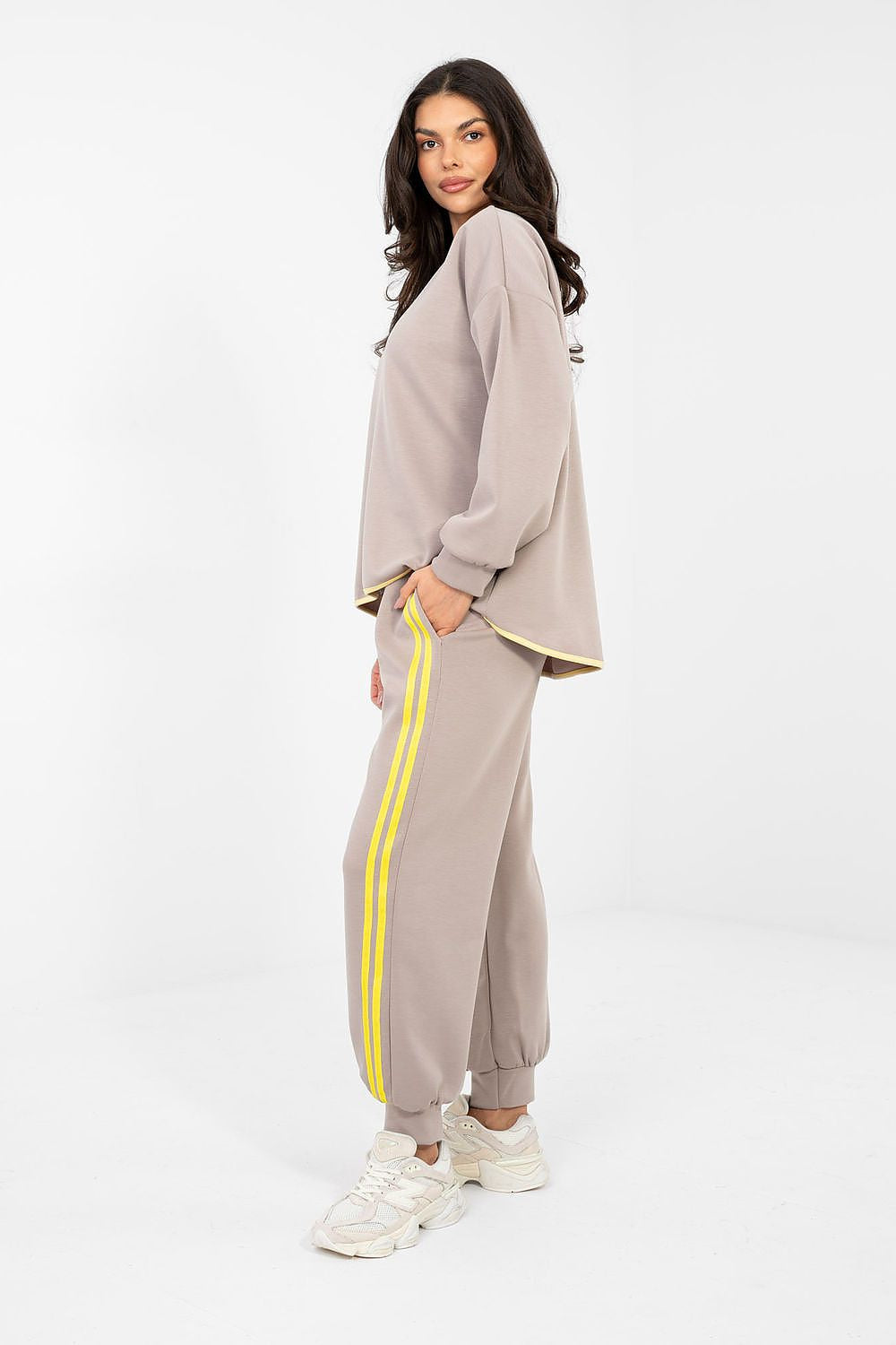 Completo jogging in viscosa elasticizzata - LORVINA - 224610