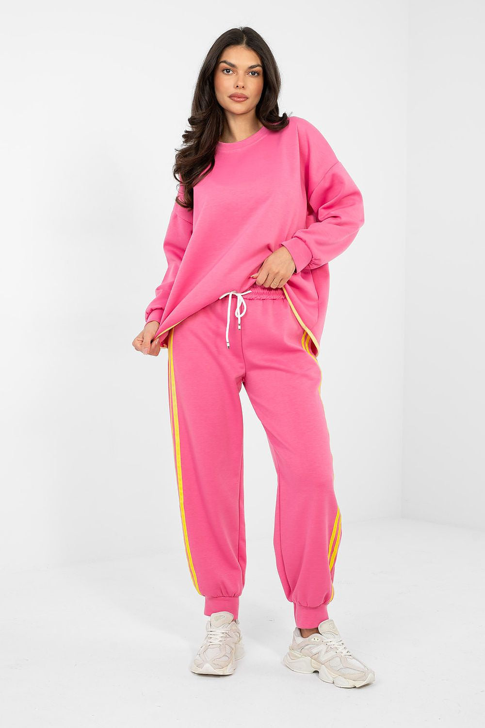 Completo jogging in viscosa elasticizzata - LORVINA - 224610