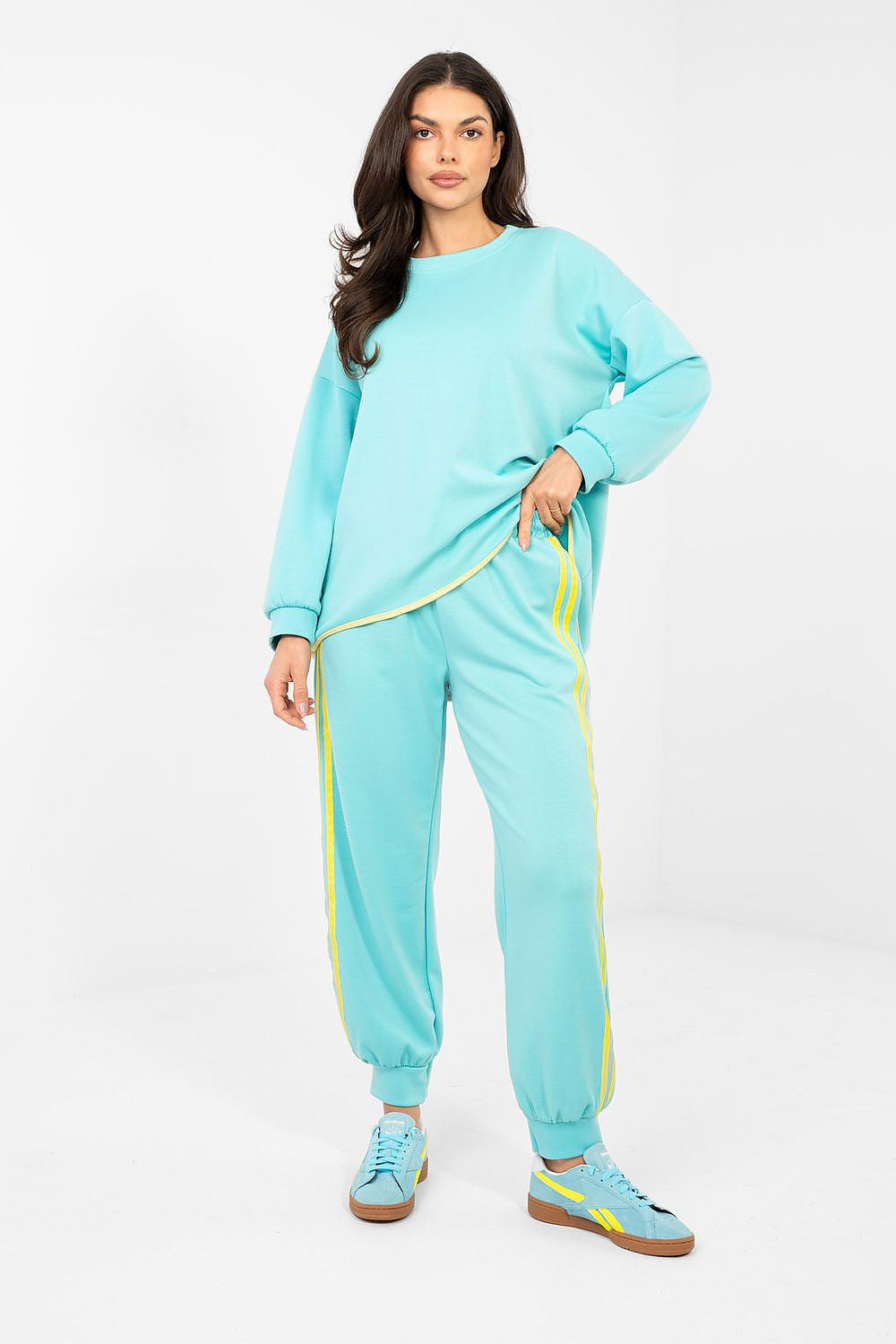 Completo jogging in viscosa elasticizzata - LORVINA - 224610