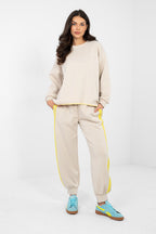 beige 2 / universale Completo jogging in viscosa