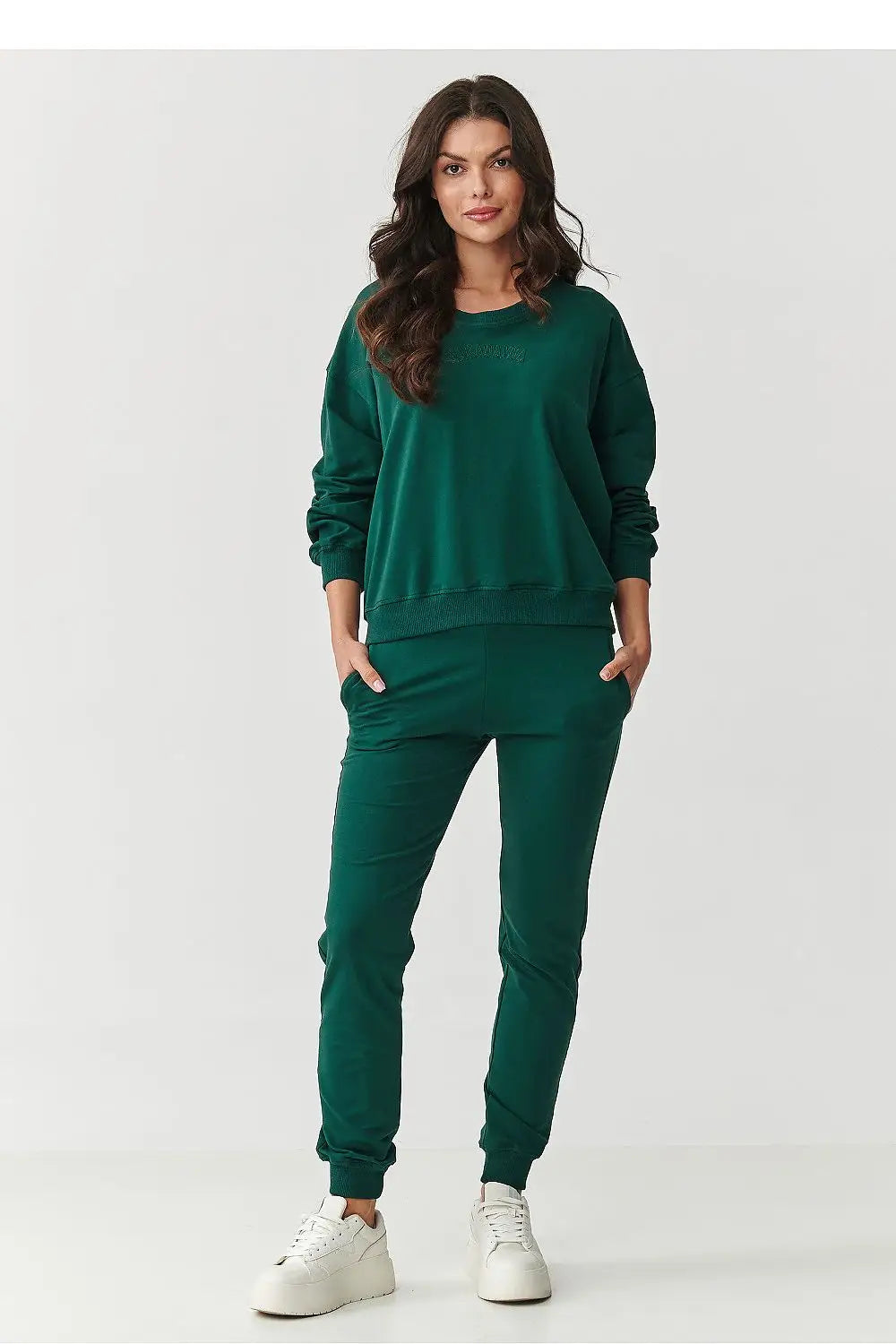 Completo sportivo da donna in cotone - 21692