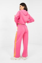 Completo sportivo donna con felpa cappuccio e zip - EMILY
