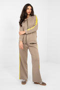 Beige / Universale Completo sportivo donna con felpa