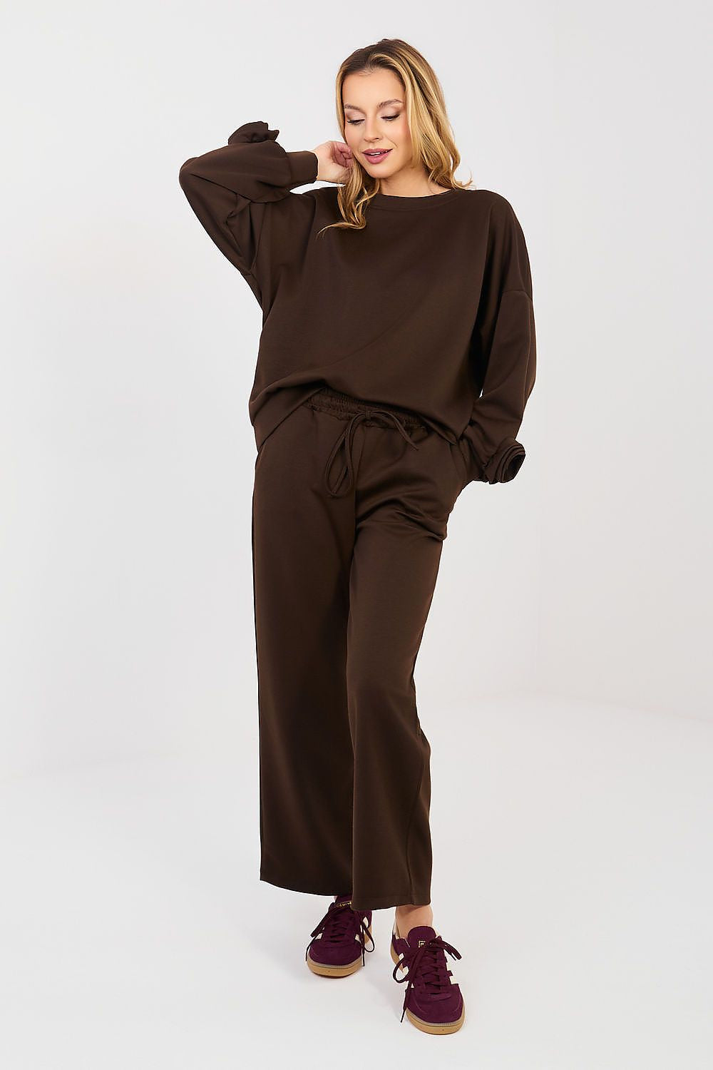 Marrone 2 / Universale Completo sportivo da donna