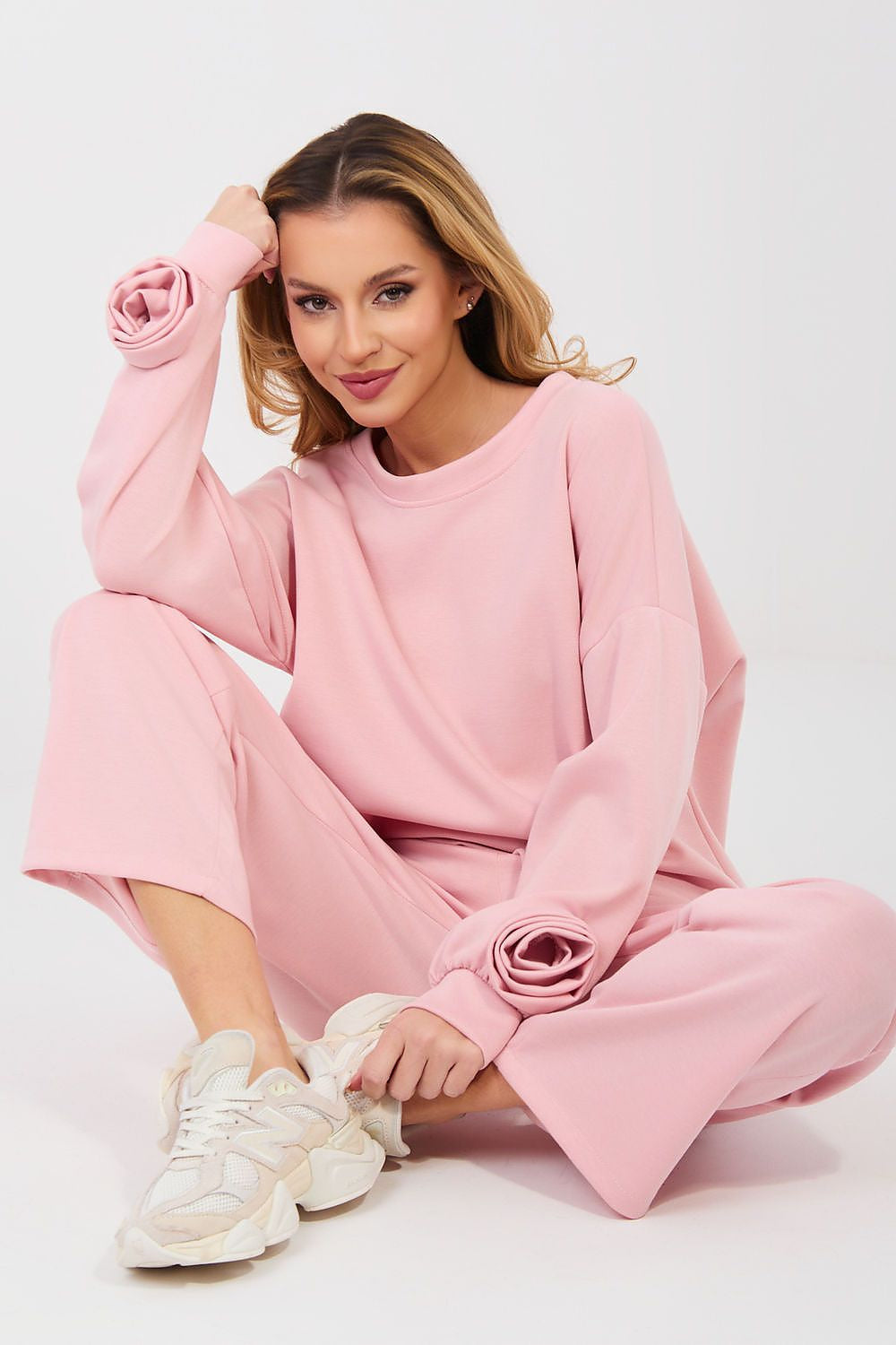 Rosa / Universale Completo sportivo da donna in viscosa
