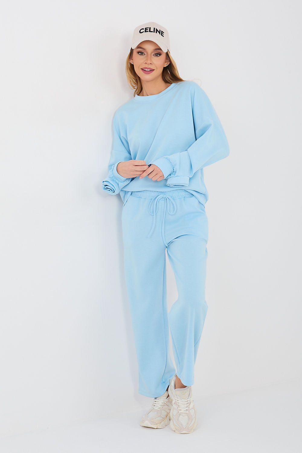 Azzurro / Universale Completo sportivo da donna in viscosa