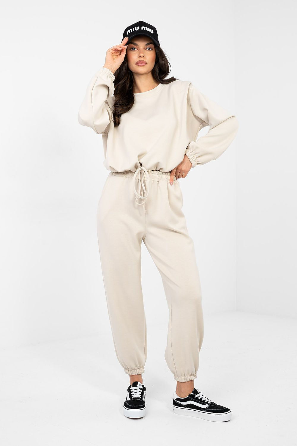 Beige / Universale Completo tuta da donna in viscosa