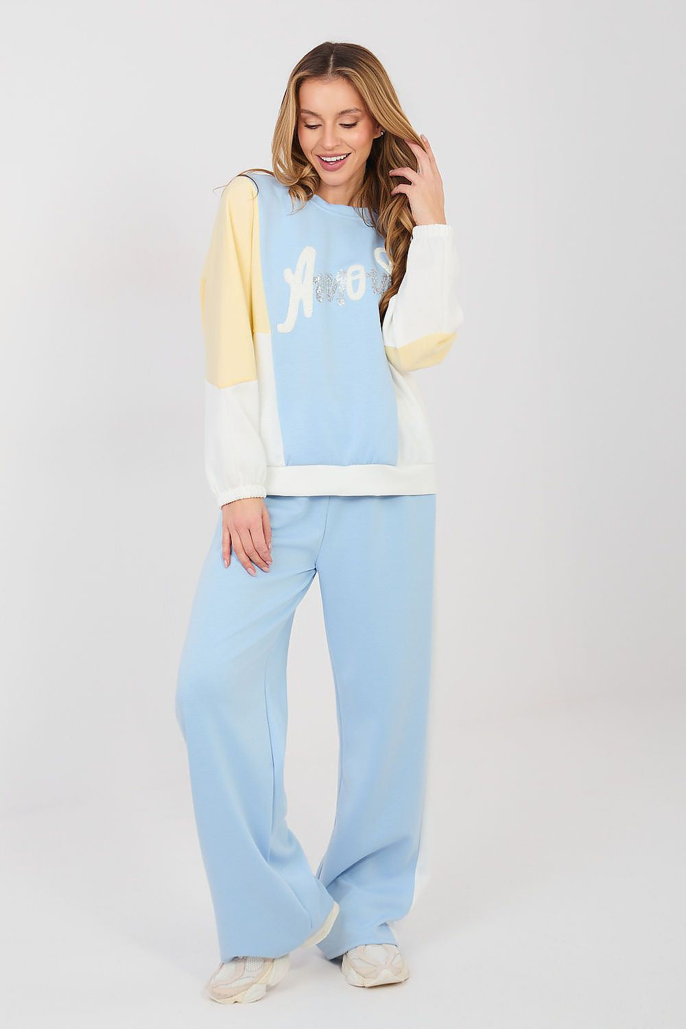 Azzurro / Universale Completo tuta in morbidissima viscosa