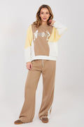 Beige / Universale Completo tuta in morbidissima viscosa