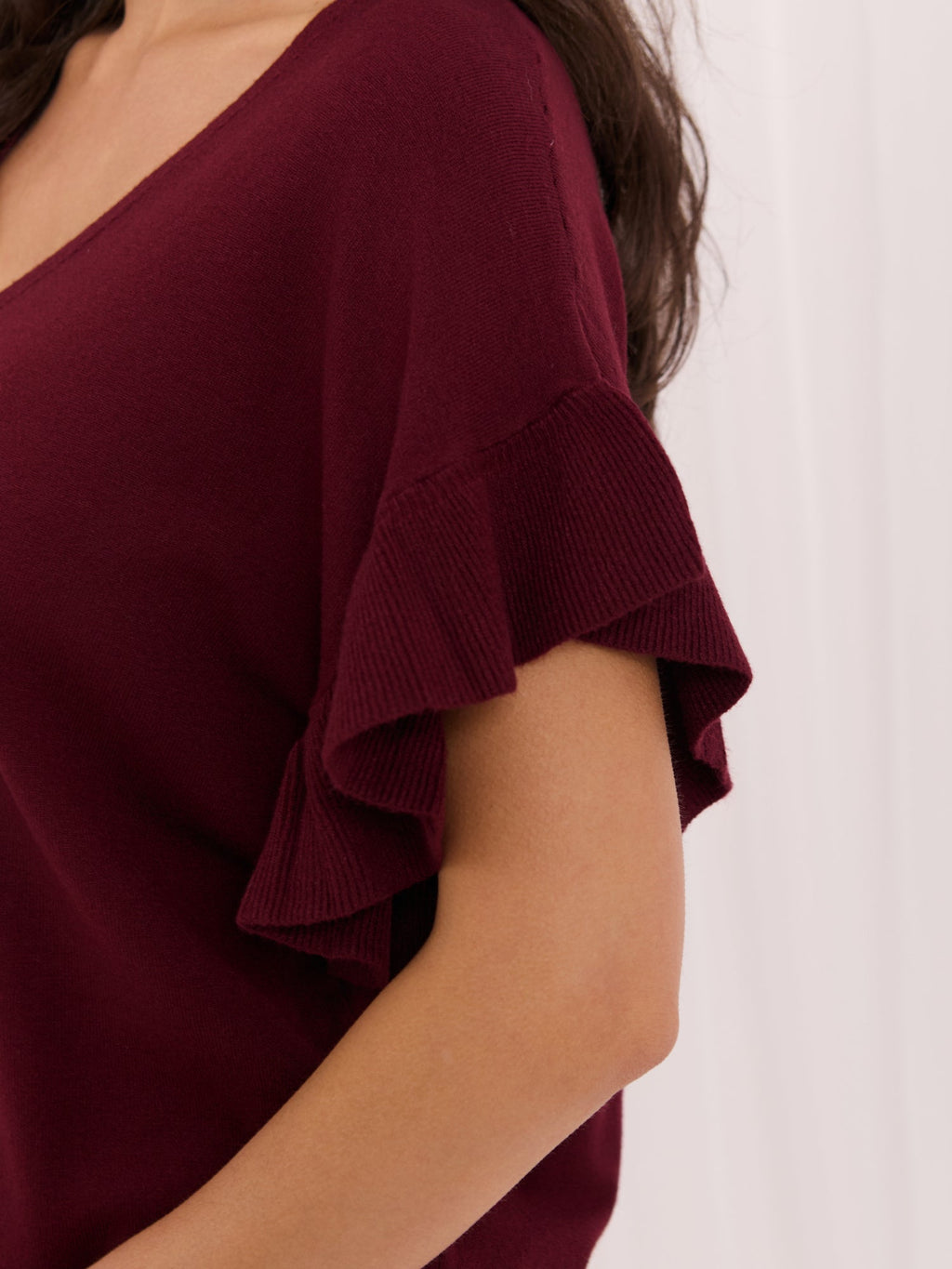 Coraline - Maglione Morbido Elegante a Maniche Corte