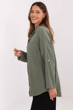  Camicia a manica lunga  model 210009 Italy Moda 