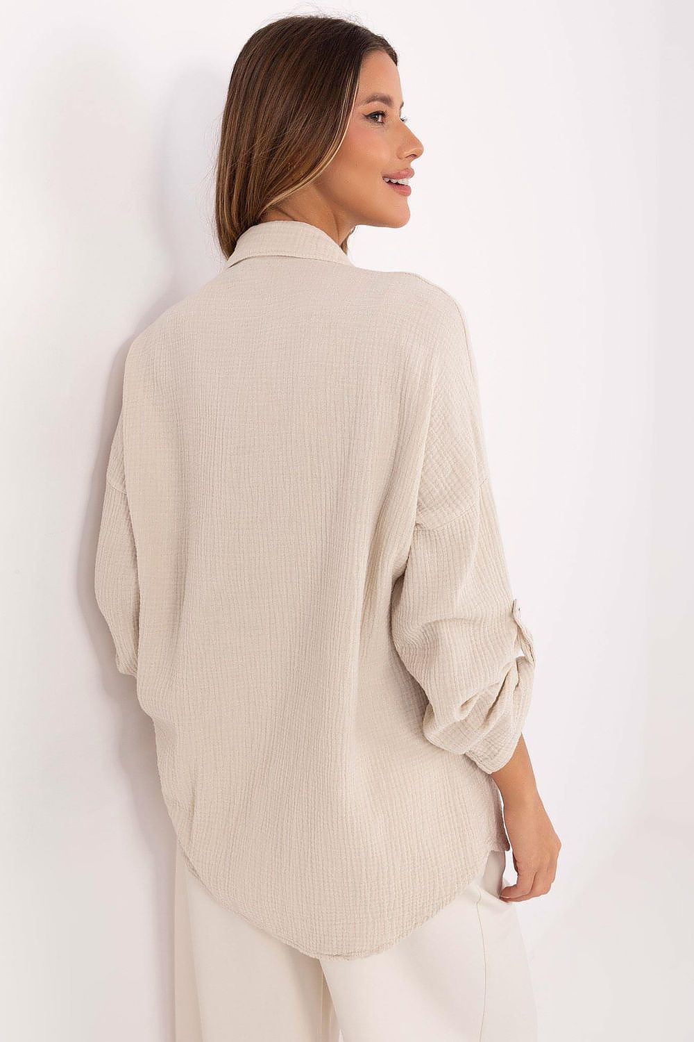  Camicia a manica lunga  model 210011 Italy Moda 
