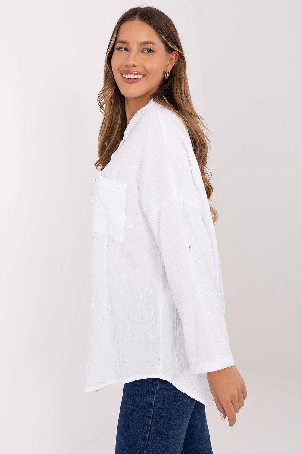  Camicia a manica lunga  model 210013 Italy Moda 