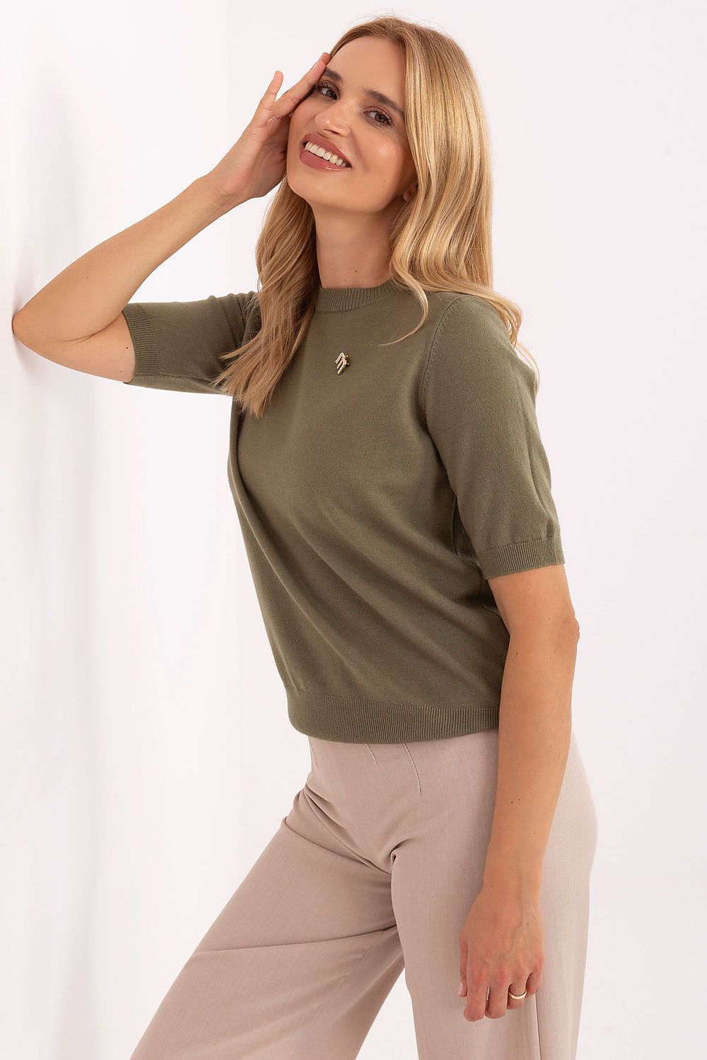  Maglione a manica corta model 216853 Factory Price 