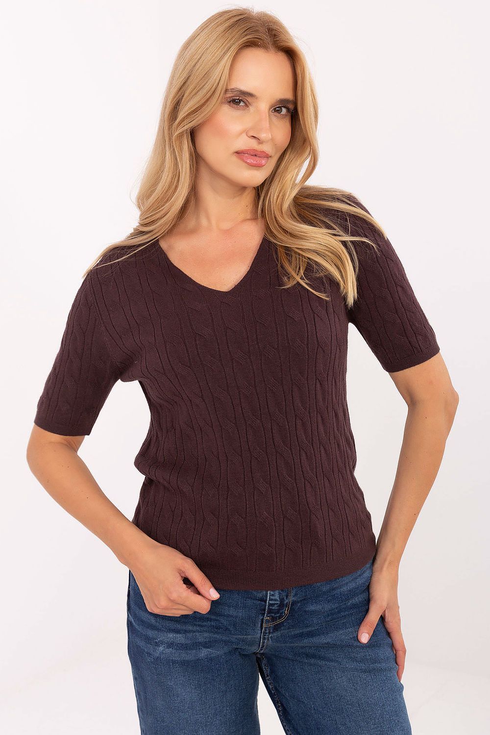  Maglione a manica corta model 217328 Factory Price 