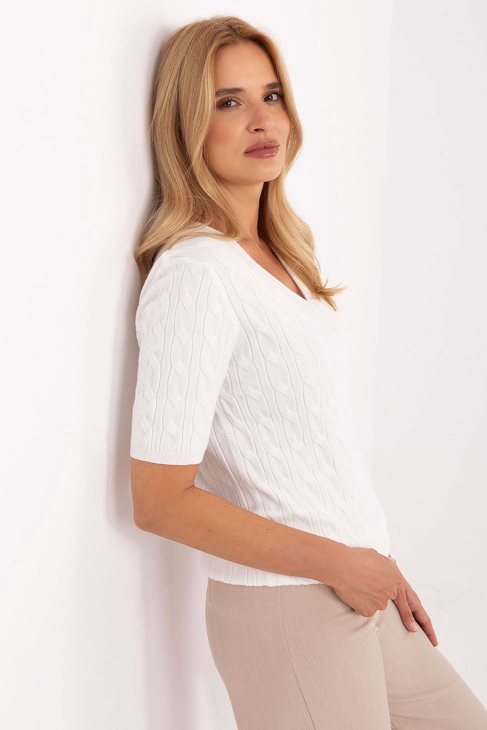  Maglione a manica corta model 217330 Factory Price 