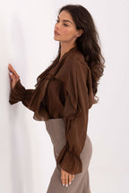  Camicia a manica lunga  model 218415 Rue Paris 