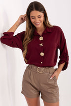  Camicia a manica lunga  model 219049 Rue Paris 