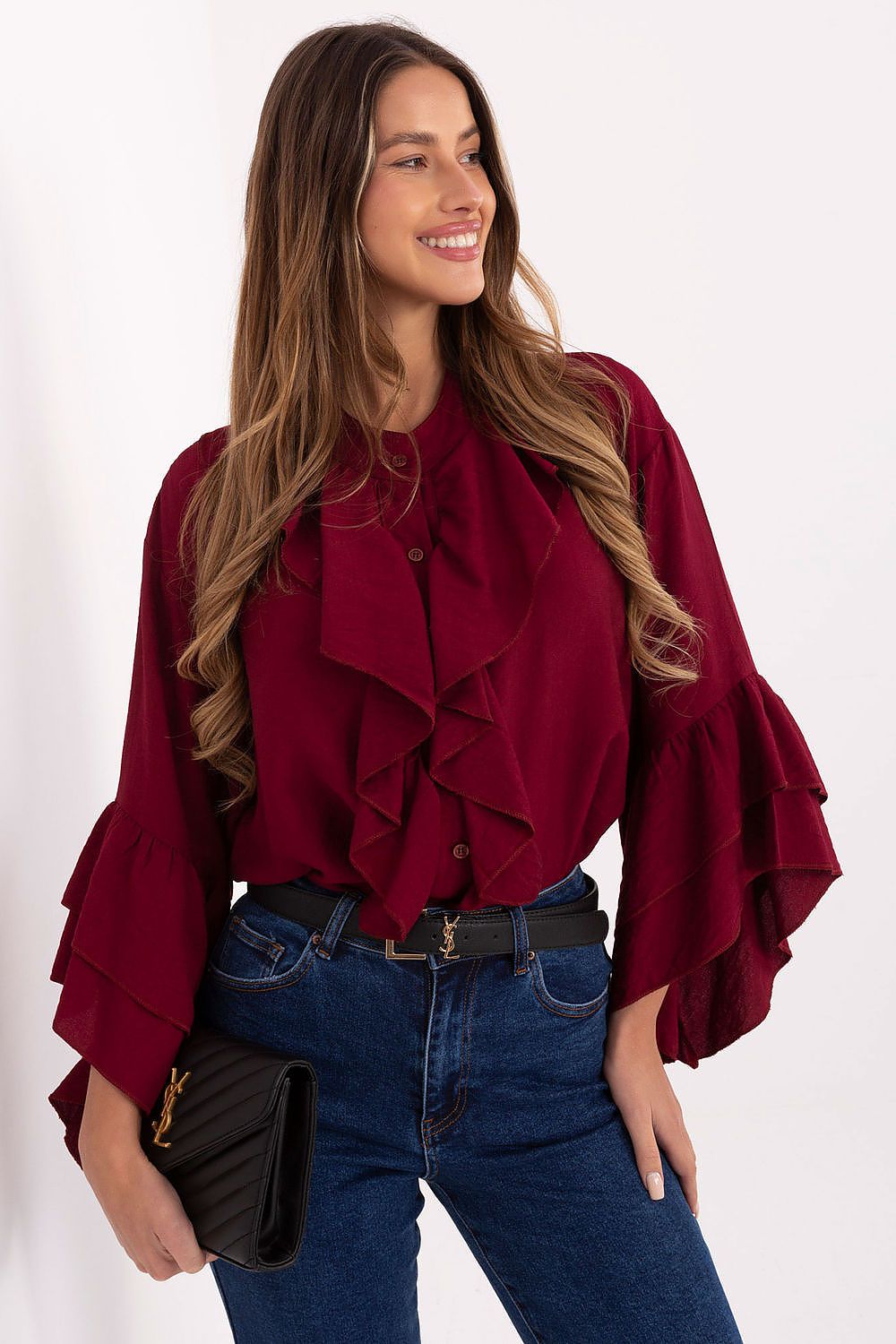  Camicia a manica lunga  model 220226 Rue Paris 