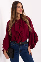  Camicia a manica lunga  model 220226 Rue Paris 