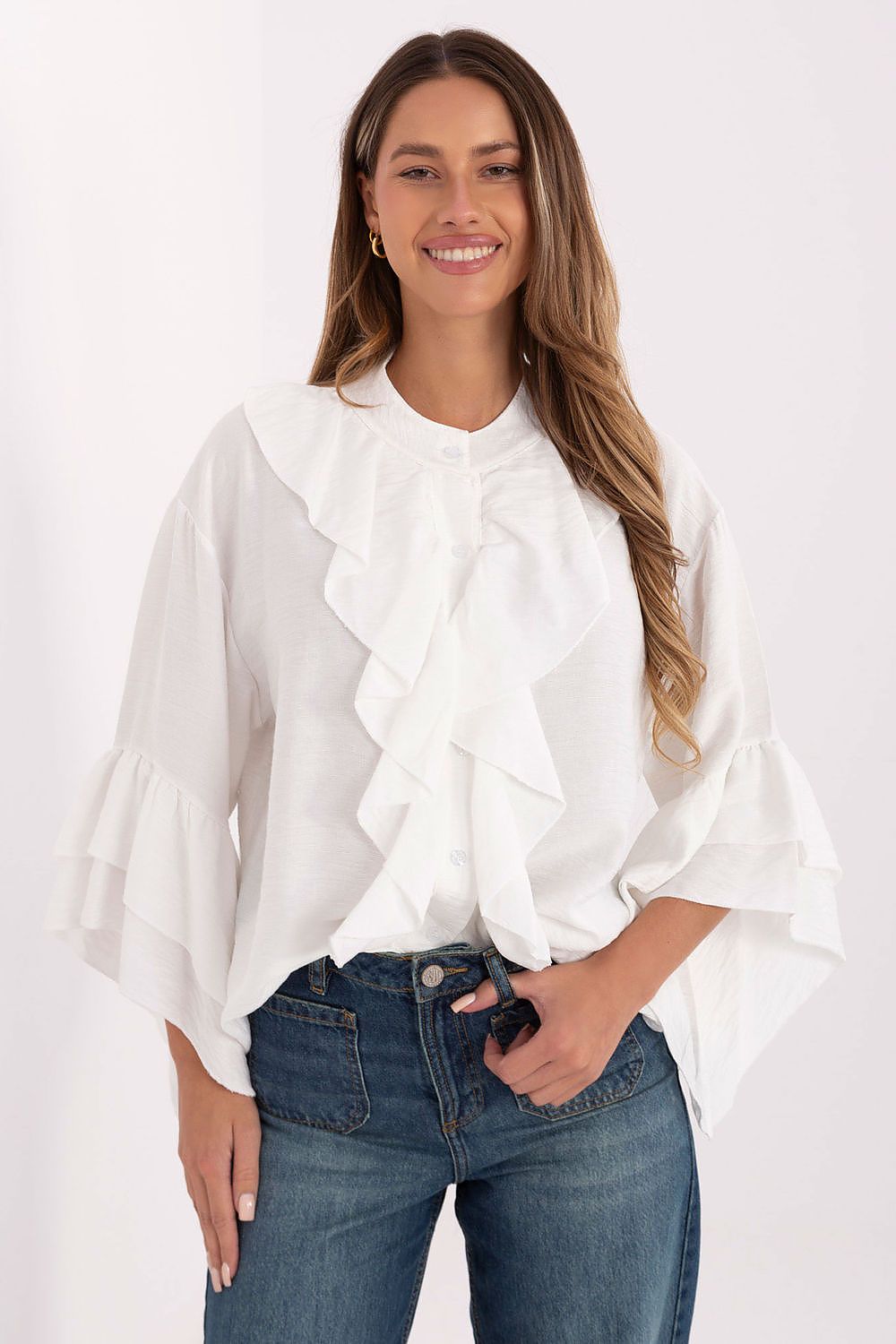  Camicia a manica lunga  model 220229 Rue Paris 